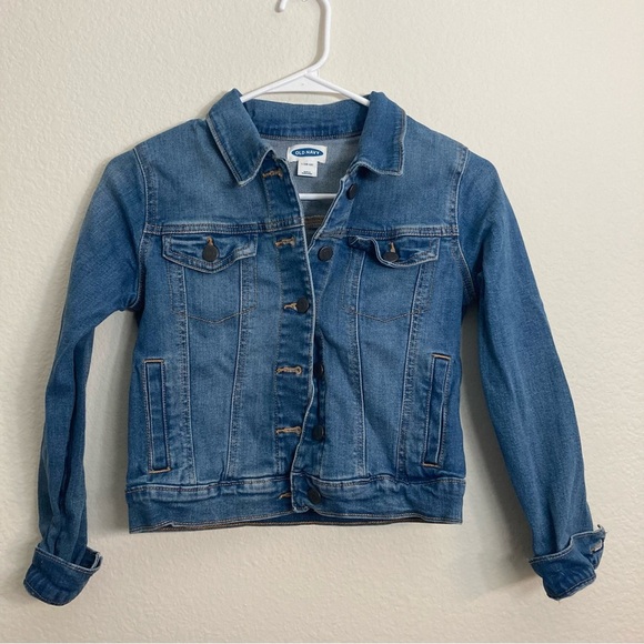 Old Navy Denim Jacket - Blue - Girls Large - Picture 1 of 8